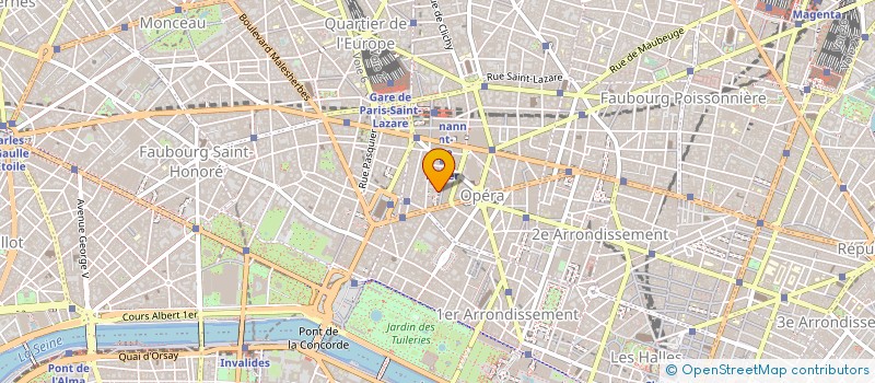 localisation de l'entreprise A L'HORIZON à PARIS