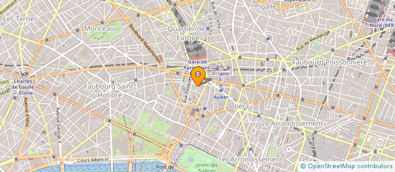 localisation de l'entreprise A L'HOTEL QUEEN MARY  PARIS