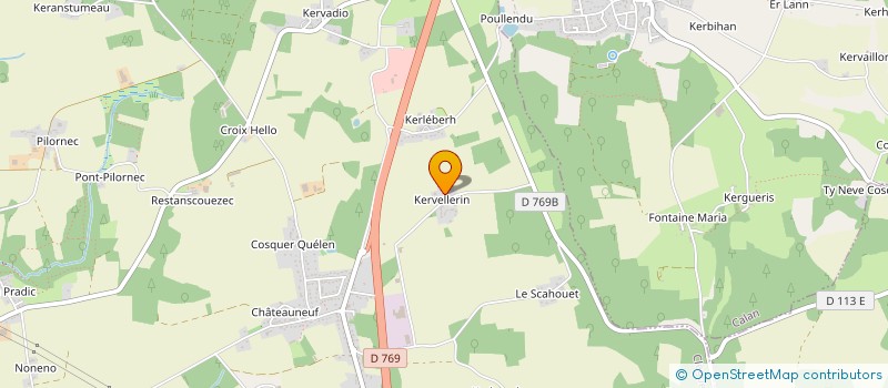 localisation de l'entreprise A.L. IMAGE  CLEGUER