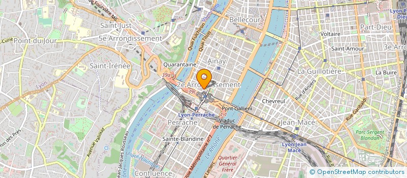 localisation de l'entreprise A L'IMPRIMERIE DU SECOND  LYON