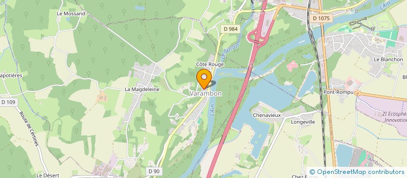 localisation de l'entreprise A L'INFINI ET AU DELA  VARAMBON