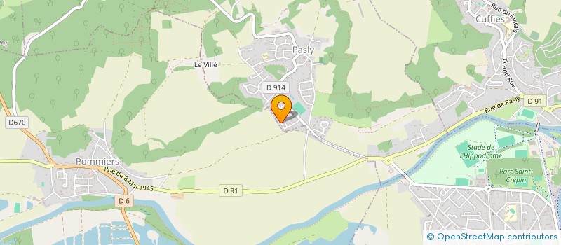 localisation de l'entreprise A.L. INSPECTIONS & CONSEILS  PASLY