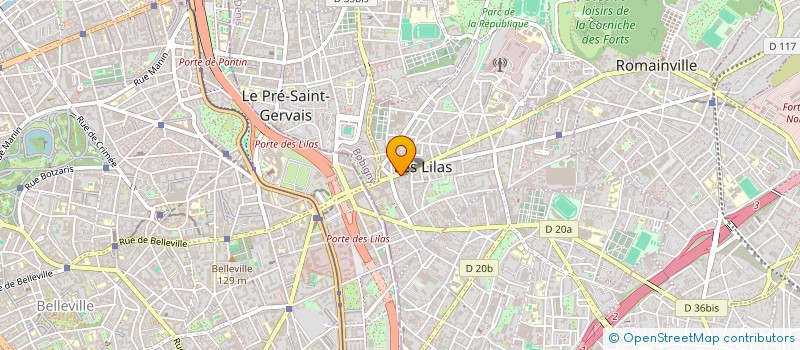 localisation de l'entreprise A L'INSTAR DE ... à LES LILAS