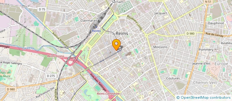 localisation de l'entreprise A L IRIS DE FLORENCE à REIMS