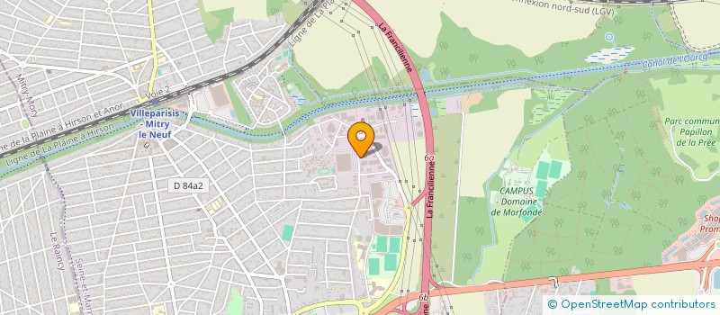 localisation de l'entreprise A L J  VILLEPARISIS