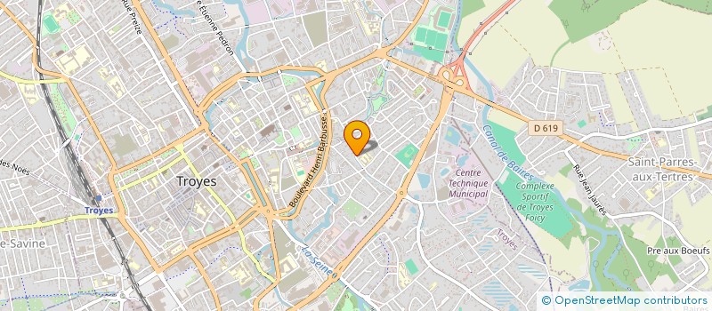 localisation de l'entreprise A.L.J COURTAGE  TROYES