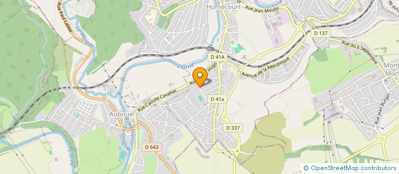 localisation de l'entreprise A L J O M A  HOMECOURT