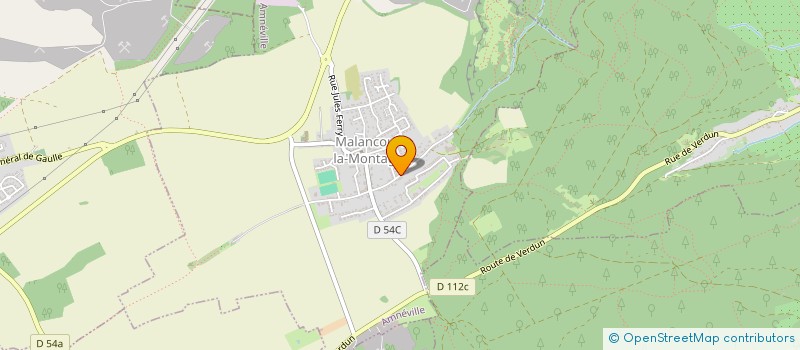 localisation de l'entreprise A.L.J. TRANSPORTS  AMNEVILLE