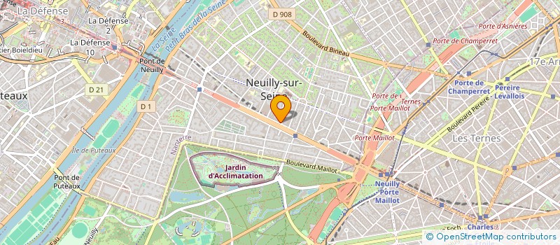 localisation de l'entreprise A.L.L à NEUILLY-SUR-SEINE