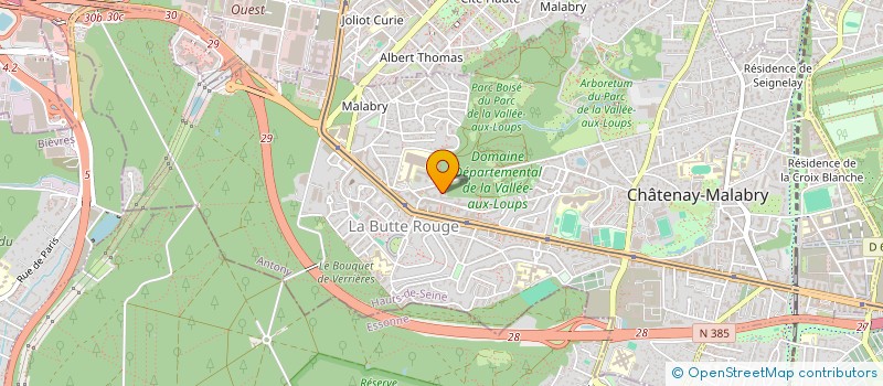 localisation de l'entreprise A.L.L  CHATENAY-MALABRY