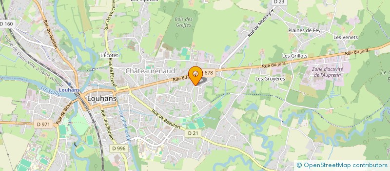 localisation de l'entreprise A.L LOCATION VENTE à LOUHANS