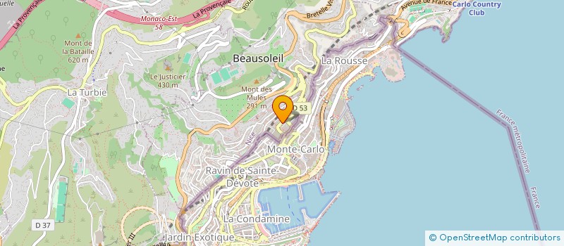 localisation de l'entreprise A L M  BEAUSOLEIL