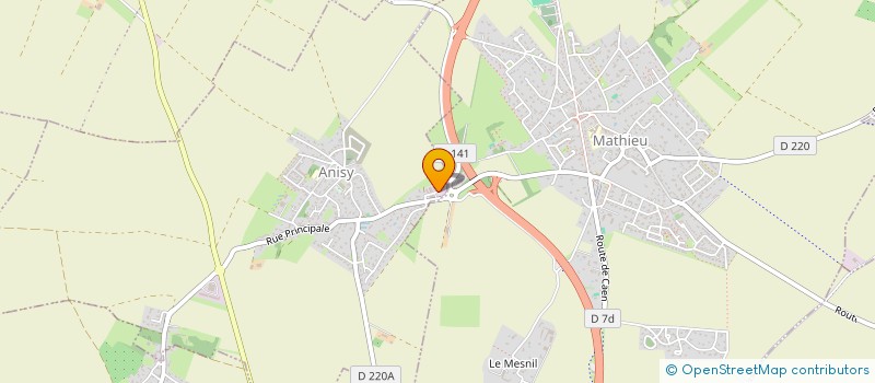 localisation de l'entreprise A.L.M.  ANISY