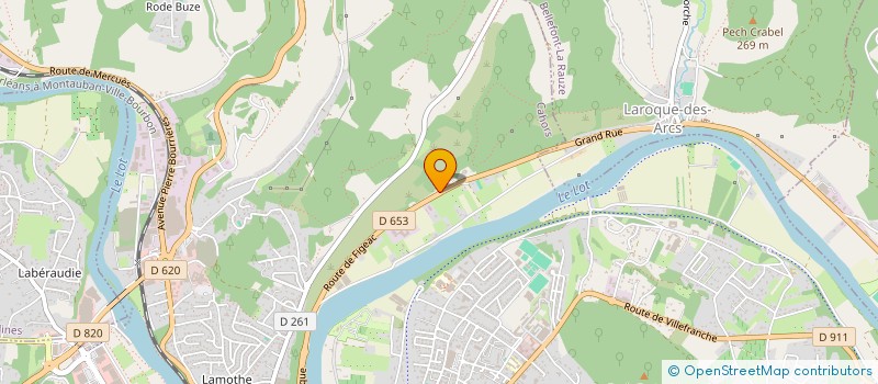 localisation de l'entreprise A.L.M  CAHORS