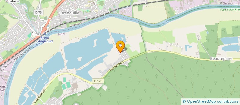 localisation de l'entreprise A.L.M.  VERNEUIL-EN-HALATTE