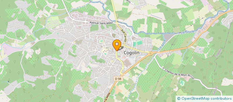 localisation de l'entreprise A.L.M à COGOLIN