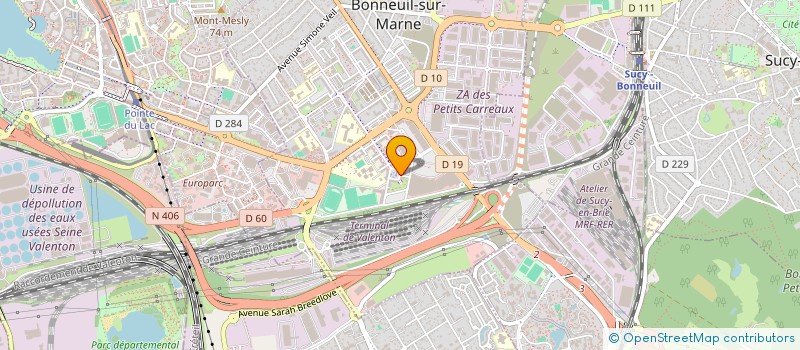 localisation de l'entreprise A L M COIFFURE  BONNEUIL-SUR-MARNE