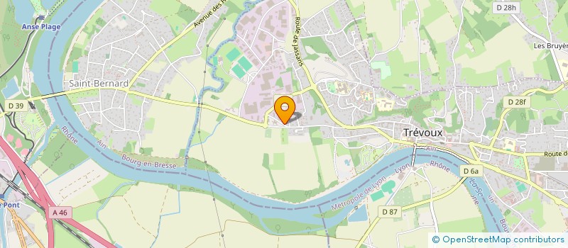 localisation de l'entreprise A.L.M. PACKAGING à TREVOUX