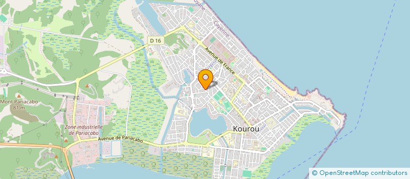localisation de l'entreprise A.L. MARECHALERIE  KOUROU