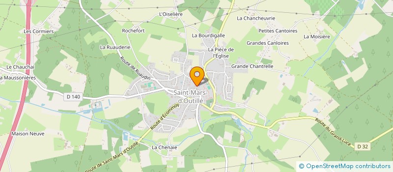 localisation de l'entreprise A L NATIONALE  ECOMMOY