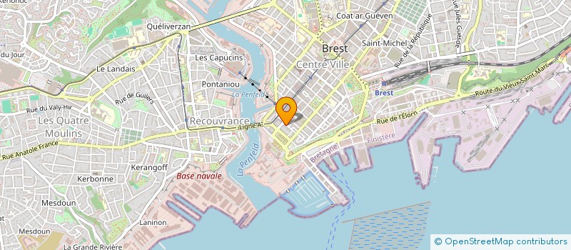 localisation de l'entreprise A L NAUTIQUE à BREST