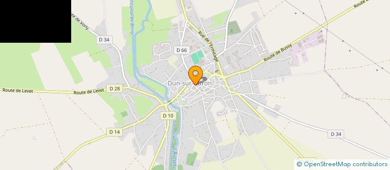 localisation de l'entreprise A L'O DE ROSE  DUN-SUR-AURON