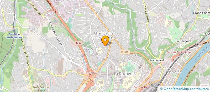 localisation de l'entreprise A L O ENERGIES  CHAMPAGNE-AU-MONT-D'OR