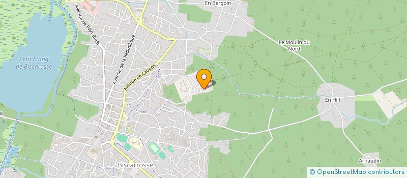 localisation de l'entreprise A L'O PISCINE  BISCARROSSE