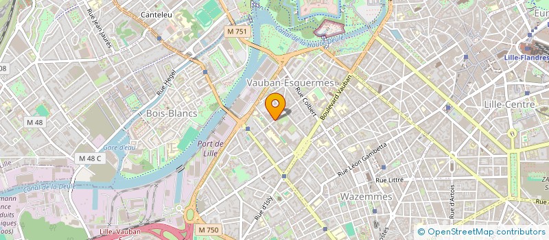 localisation de l'entreprise A.L.O.R.E INTERIM à LILLE