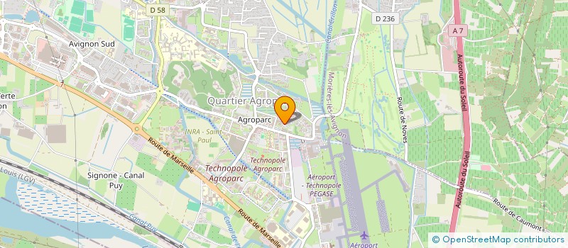 localisation de l'entreprise A L'OCCASION D'UNE VISITE à AVIGNON