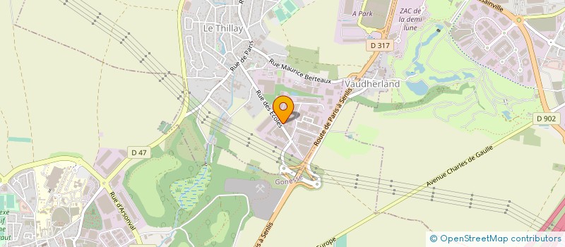 localisation de l'entreprise A L'OLIVIER GROUPE  LE THILLAY