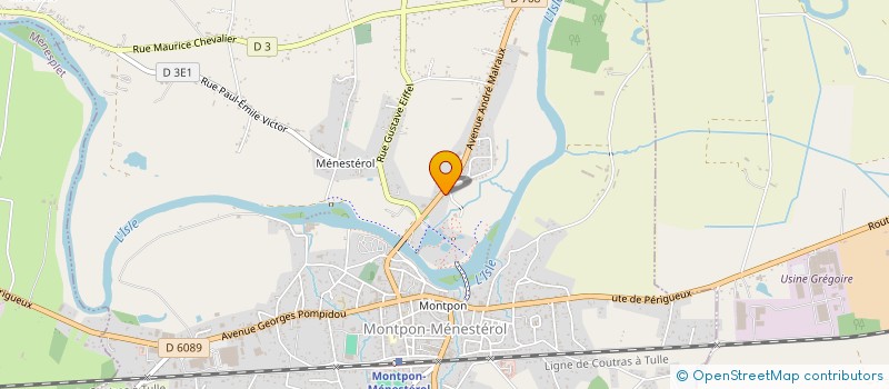localisation de l'entreprise A L'OMBRE DE L'EUCALYPTUS  MONTPON-MENESTEROL