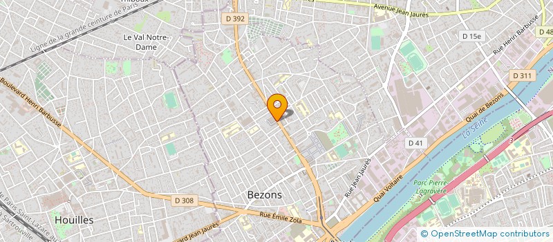 localisation de l'entreprise A L OMBRE DE L OLIVIER à BEZONS