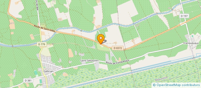 localisation de l'entreprise A L'OMBRE DE LA VIGNE  VAUVERT