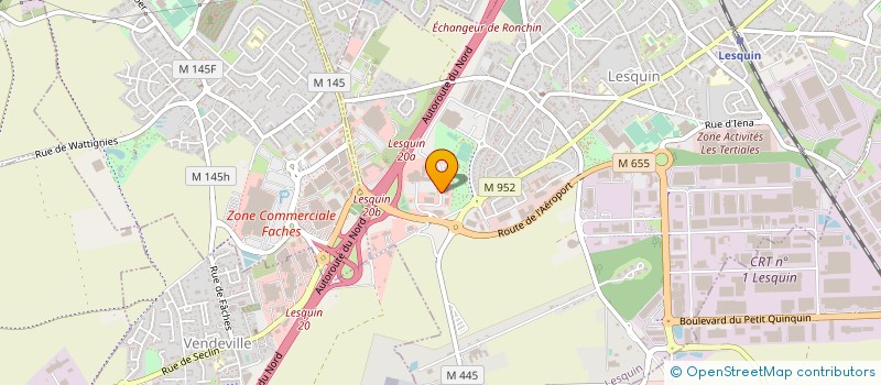 localisation de l'entreprise A L'OMBRE DES OLIVIERS à LESQUIN