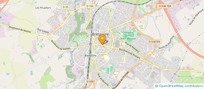 localisation de l'entreprise A L'OMBRE DES TILLEULS à BRESSUIRE