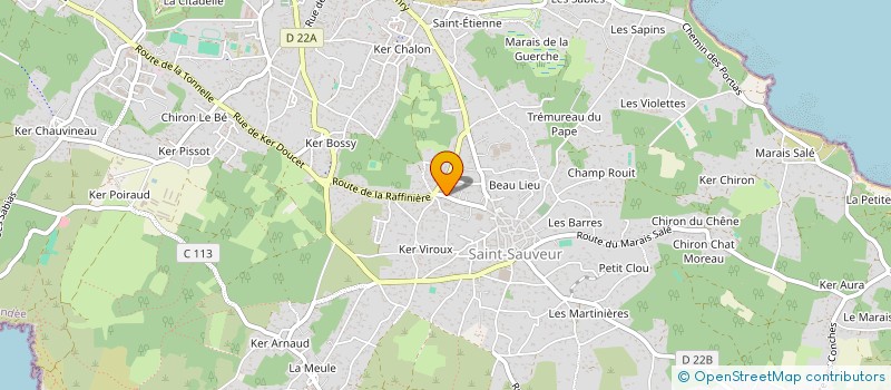 localisation de l'entreprise A L'OMBRE DU VENT  L'ILE-D'YEU