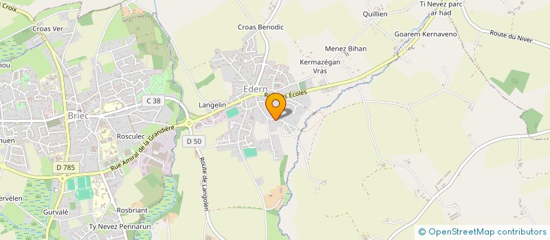 localisation de l'entreprise A L'OMBRE DU VERGER  LANDUDAL