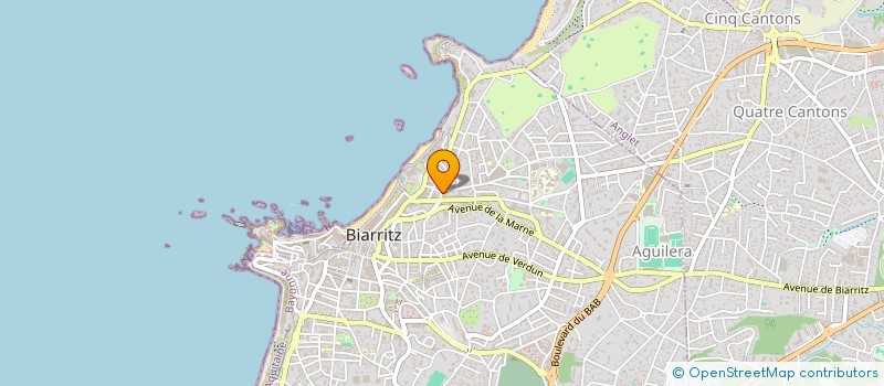 localisation de l'entreprise A L'ONGLE D'OR SARL à BIARRITZ