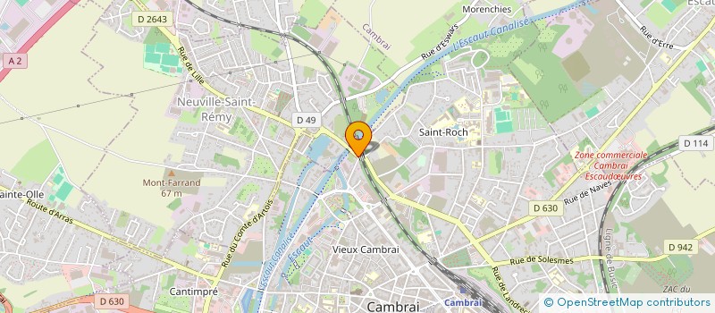 localisation de l'entreprise A L'ONGLET à CAMBRAI