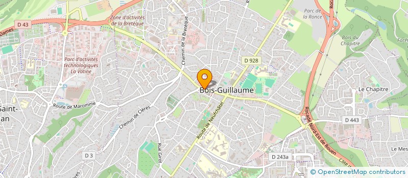 localisation de l'entreprise A L'OR ET DES SENS BIEN ETRE ET SPA à BOIS-GUILLAUME
