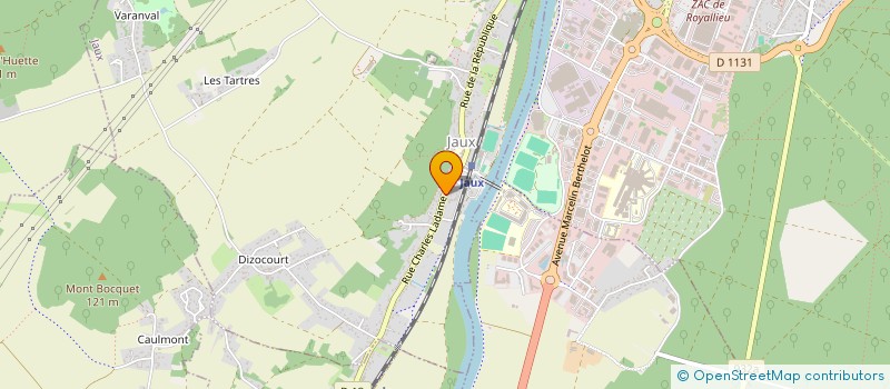 localisation de l'entreprise A L'OREE DES BOIS  JAUX