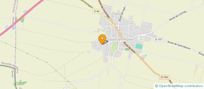 localisation de l'entreprise A L'OREE DES VOIX  VILLIERS-EN-PLAINE