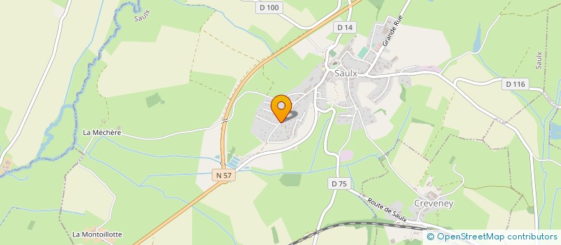 localisation de l'entreprise A L'OREE DU BOIS  SAULX