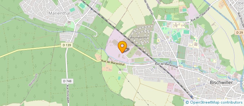 localisation de l'entreprise A L'OREE DU BOIS  BISCHWILLER