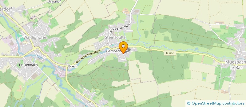 localisation de l'entreprise A L'OREE DU BOIS  STEINSOULTZ