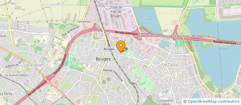 localisation de l'entreprise A L'OREE DU GRAND DARNAL  BRUGES