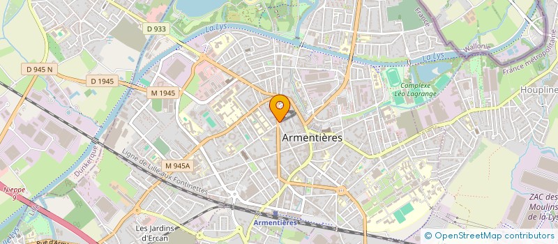 localisation de l'entreprise A L ORIENTAL à ARMENTIERES