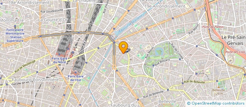 localisation de l'entreprise A L'ORIENTALE  PARIS