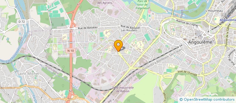 localisation de l'entreprise A L ORIGINE à ANGOULEME